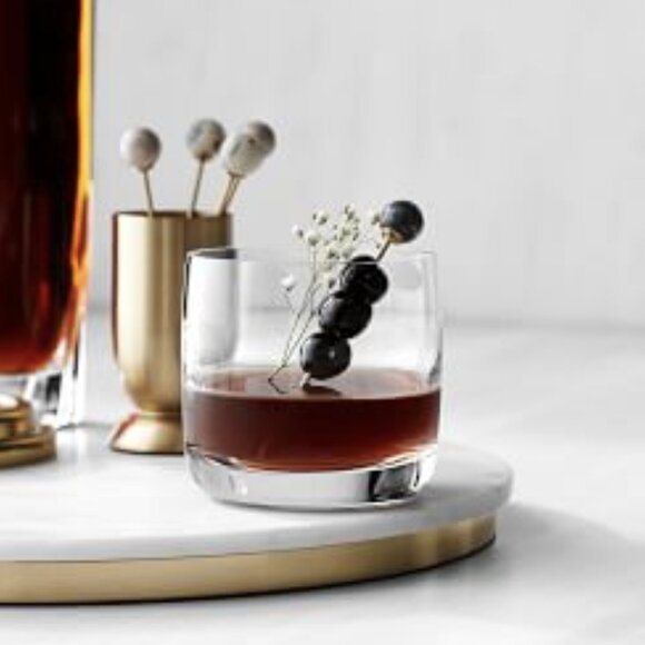 Williams Sonoma Reserve Double Old-Fashioned Glasses set of 4 - Picture 6 of 9